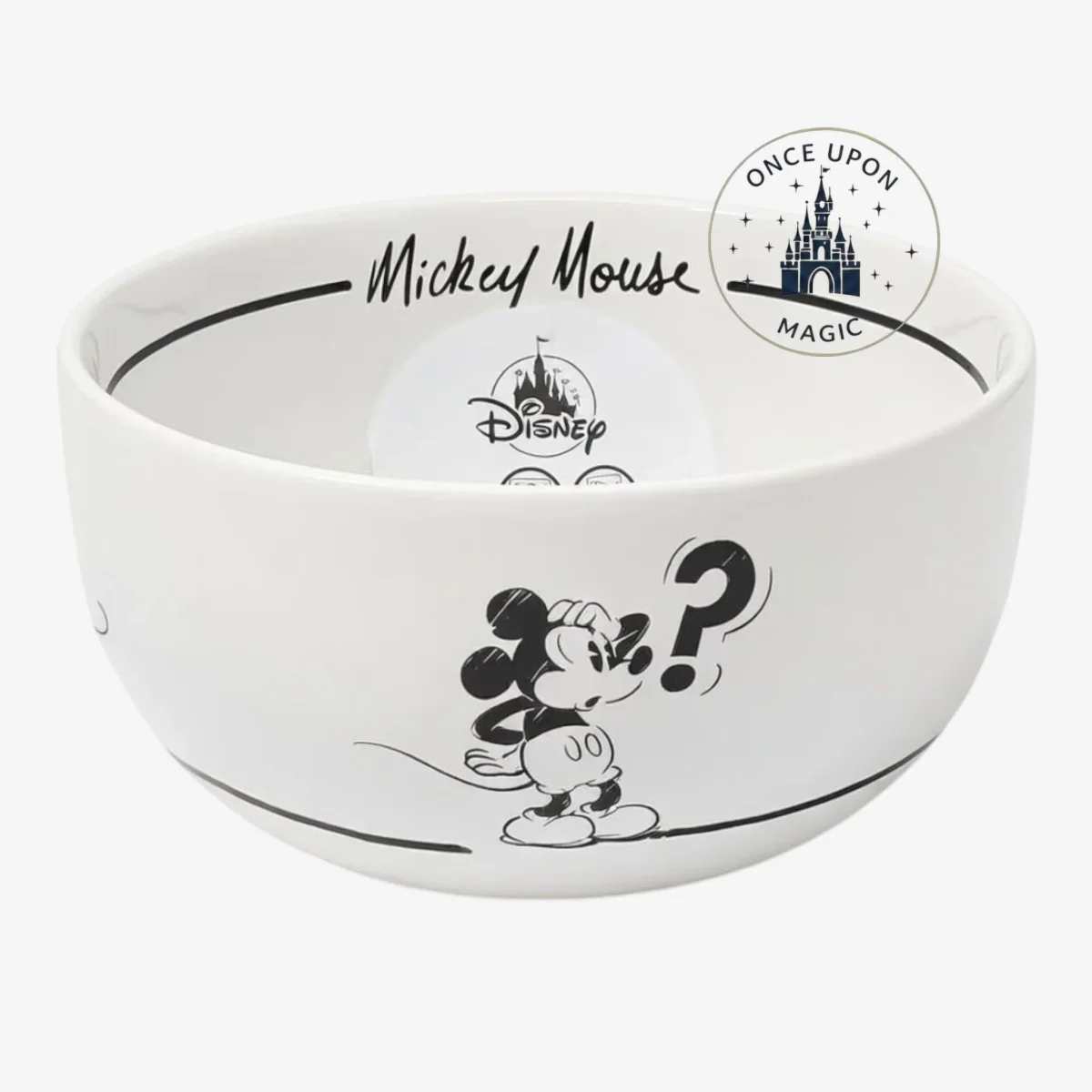 Bol Mickey Mouse – Noir & Blanc – Disney – Disneyland Paris